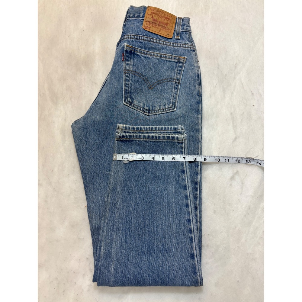 VintageLevi Strauss 550 Relaxed Fit Tapered Leg Blue Denim Jeans Mens Size 10 M - Picture 12 of 12